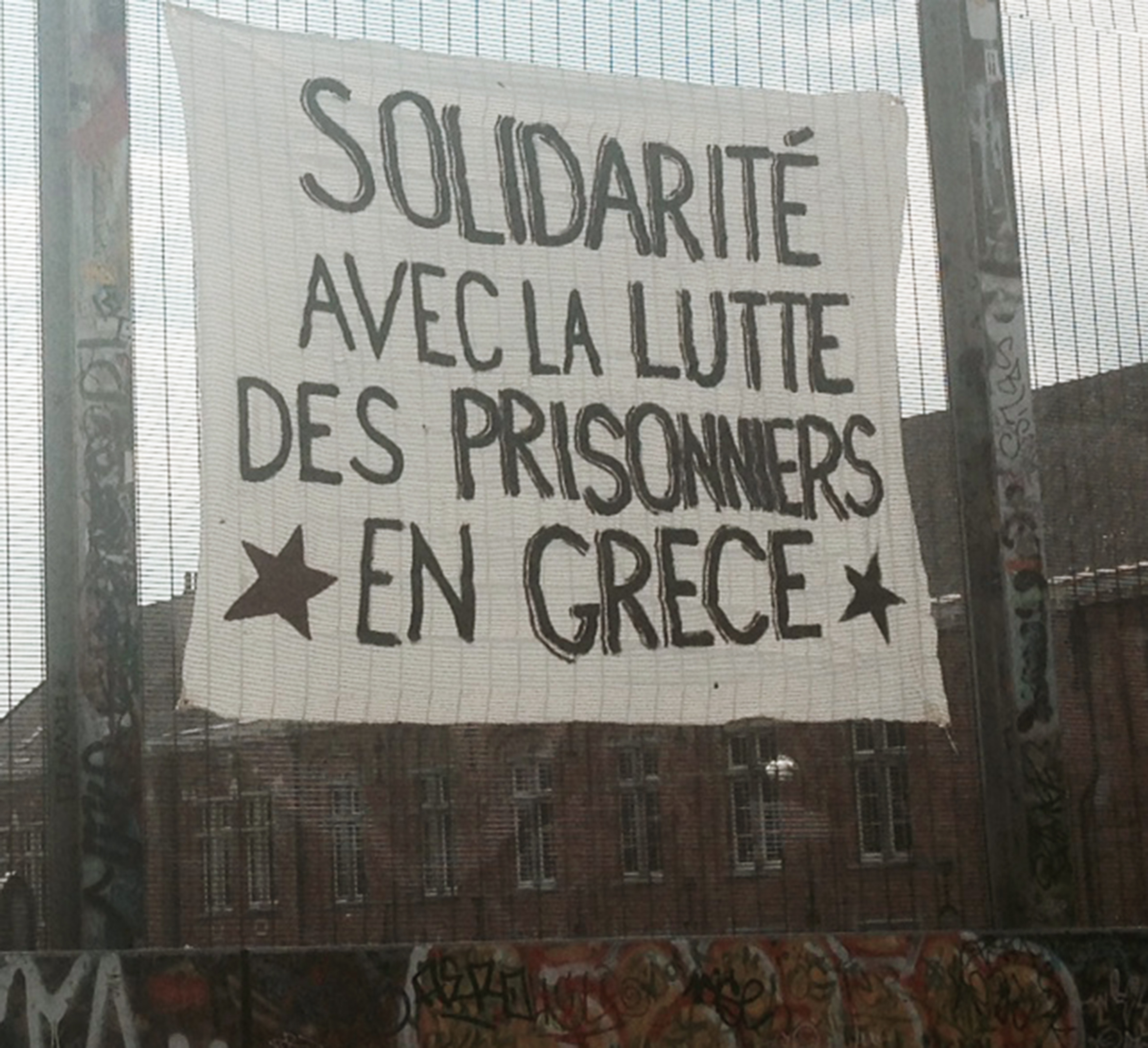 Βρυξέλλες, Βέλγιο: Αλληλεγγύη στον αγώνα των φυλακισμένων στήν Ελλάδα