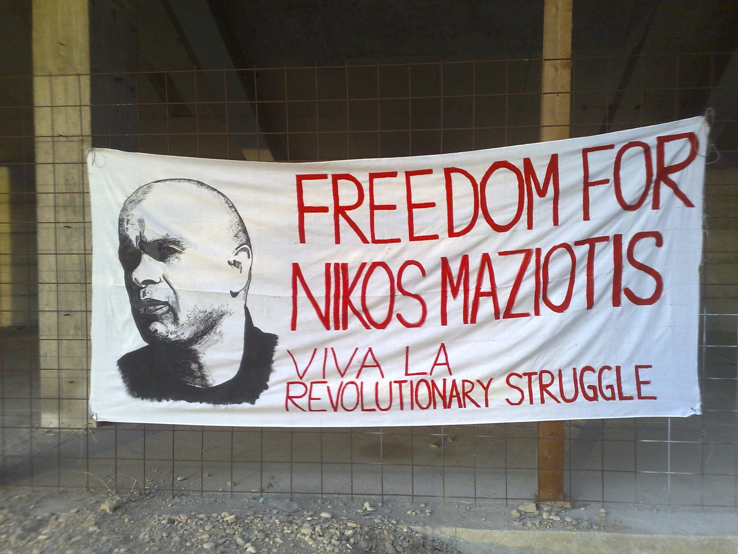 Βοσνία και Ερζεγοβίνη: Αλληλεγγύη στον επαναστάτη Νίκο Μαζιώτη, κρατούμενο στις φυλακές Διαβατών