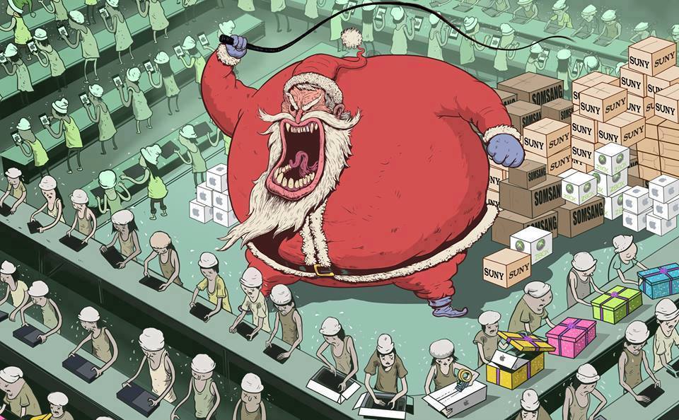 Christmas Factory : Ένα χριστουγεννιάτικο εργοστάσιο με όχι και τόσο χριστουγεννιάτικους εργάτες
