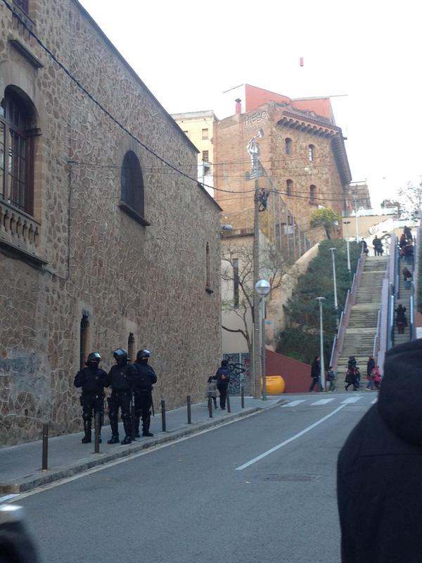 Ισπανία : Συλληψεις αναρχικών και εισβολή σε καταλήψεις σε Βαρκελώνη και Μαδρίτη