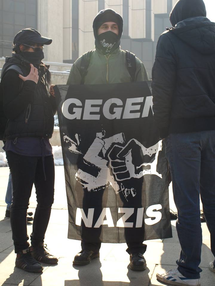 Σόφια, Βουλγαρία : Ενημέρωση και φωτογραφίες από την αντιφασιστική πορεία (14/02)