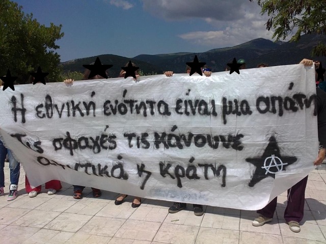 Συνέλευση Αναρχικών Λιβαδειάς : Παρέμβαση στο Δίστομο (10/06)