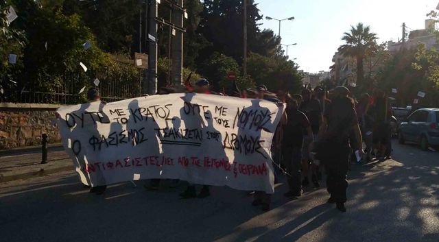 Νίκαια : Ενημέρωση από αντιφασιστική παρέμβαση (09/07)