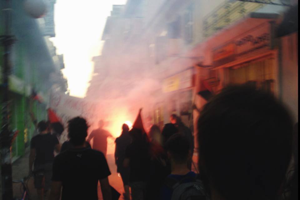 Αντιεξουσιαστική Κίνηση Κομοτηνής : Φωτογραφίες από την αντιφασιστική πορεία (18/09)