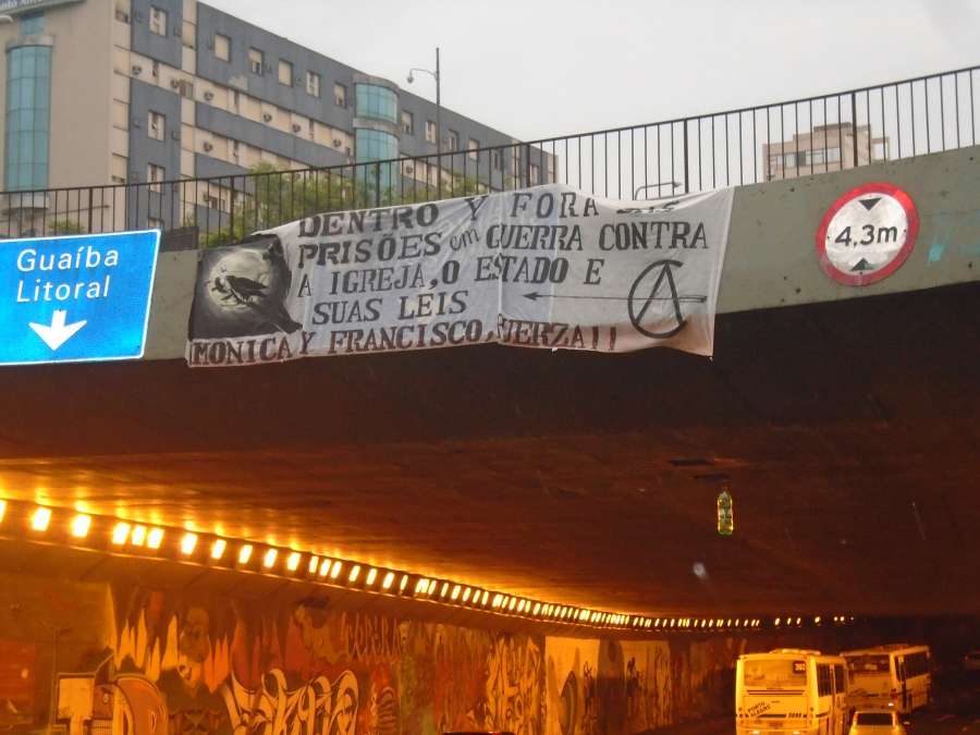 Porto Alegre, Brazil: Banner for Monica Caballero and Francisco Solar