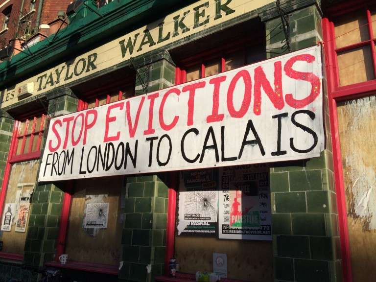 London: Another Eviction Resistance at the Squatted Hope and Anchor