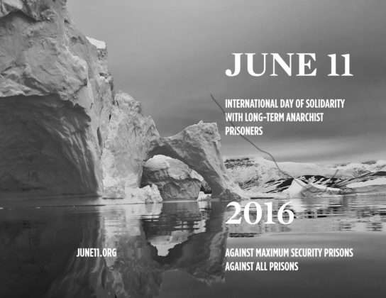 Κόσμος: 11η Ιουνίου – Ημέρα διεθνούς αλληλεγγύης για τους αναρχικούς κρατούμενους