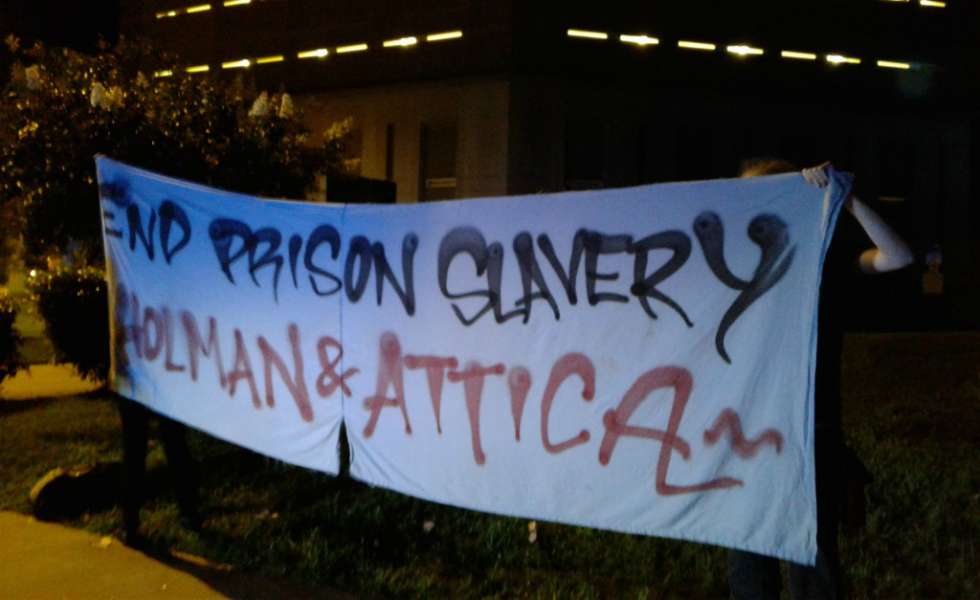 Atlanta, USA: Reportback from prisoner solidarity action