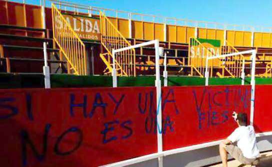 Αραγονία, Ισπανία: Γραφτική μέσα σε αρένα ταυρομαχίας
