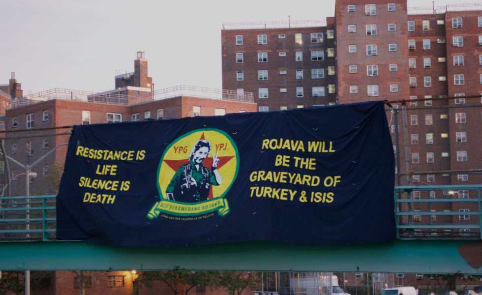 NYC, USA: Rojava will be the graveyard of Turkey and ISIS