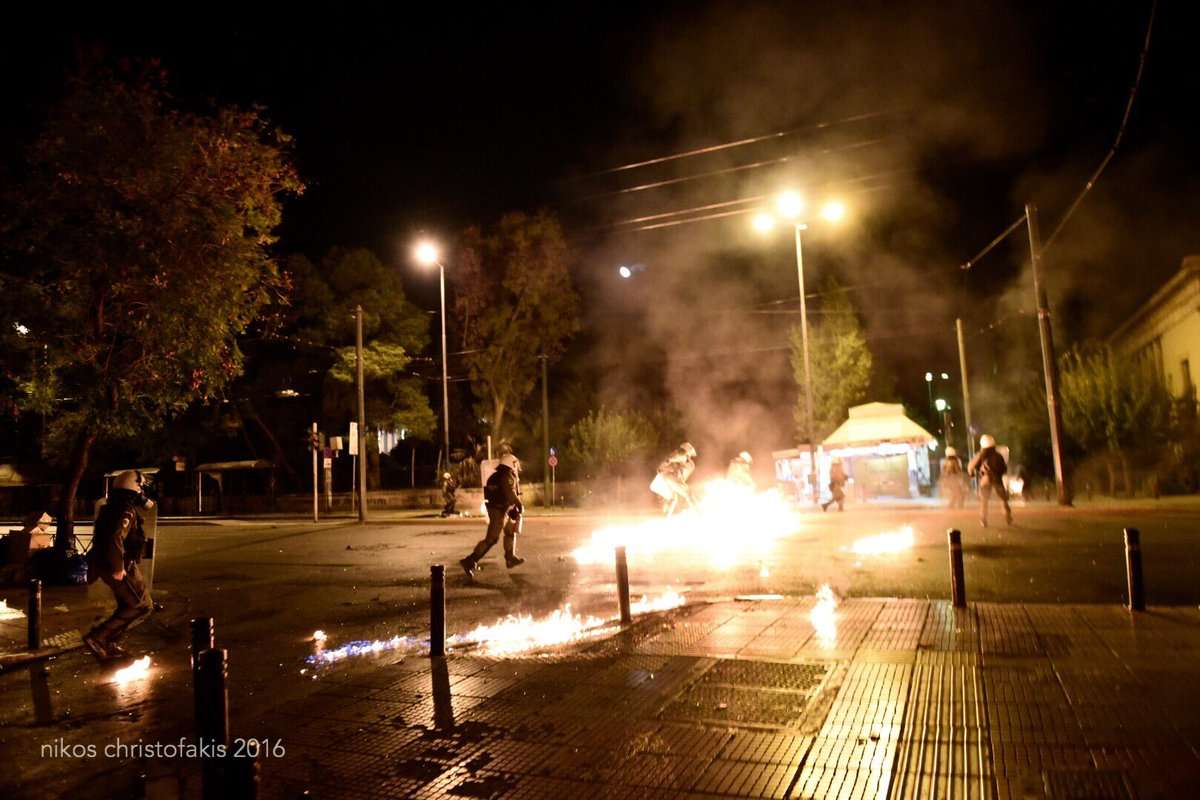 Αθήνα: Με αφορμή τις συγκρούσεις της περασμένης Τετάρτης στο Πολυτεχνείο (19/10)