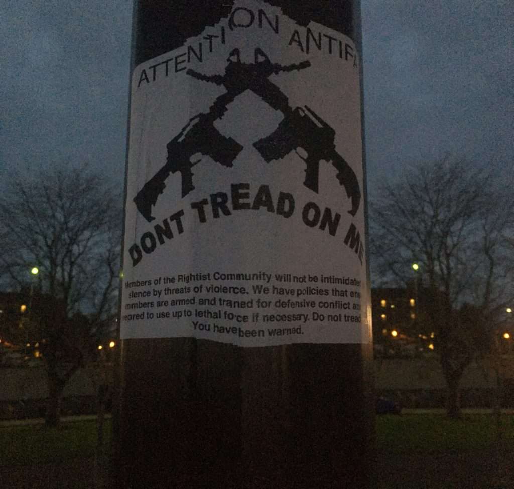 Seattle: “Rightist community” issues threat to #antifa