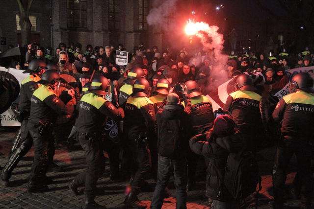 Χάγη: Σχετικά με τις μαζικές συλλήψεις κατά τη διαδήλωση ενάντια στην καταστολή [19/11]