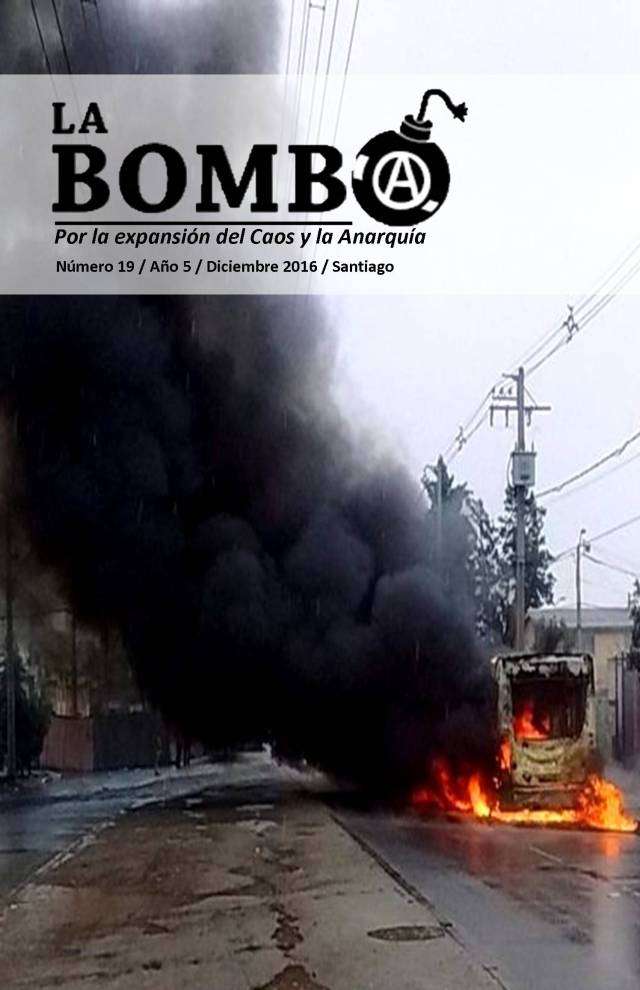 Santiago, Chile: Sale el número 19 del boletín “La Bomba” (Diciembre 2016)
