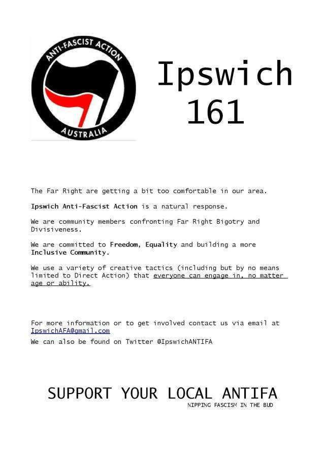 Brisbane / Meanjin, so-called ‘Australia’: New antifascist group formed in Ipswich