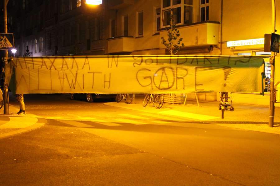 Berlin, Germany: Rigaer Street sends aggressive solidarity to GARE & everybody resisting state oppression