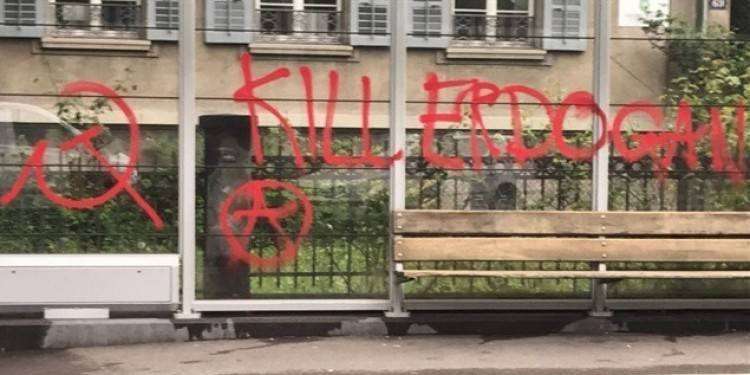 Switzerland: May Day Antifascist Action at the Turkish Consulate in Zurich