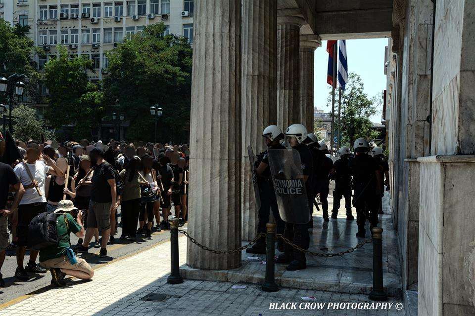 Αθήνα: Φωτορεπορτάζ από την πορεία αλληλεγγύης στον Τάσο Θεοφίλου