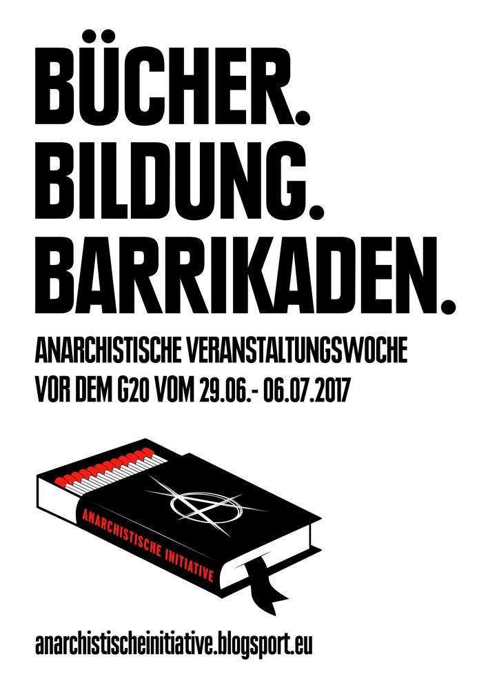 Hamburg: Anarchical action week ahead of G20 from 28.06.-04.07.2017