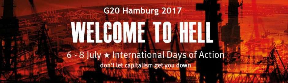 International anti-capitalist demonstration against G20 summit: G20 Welcome to hell