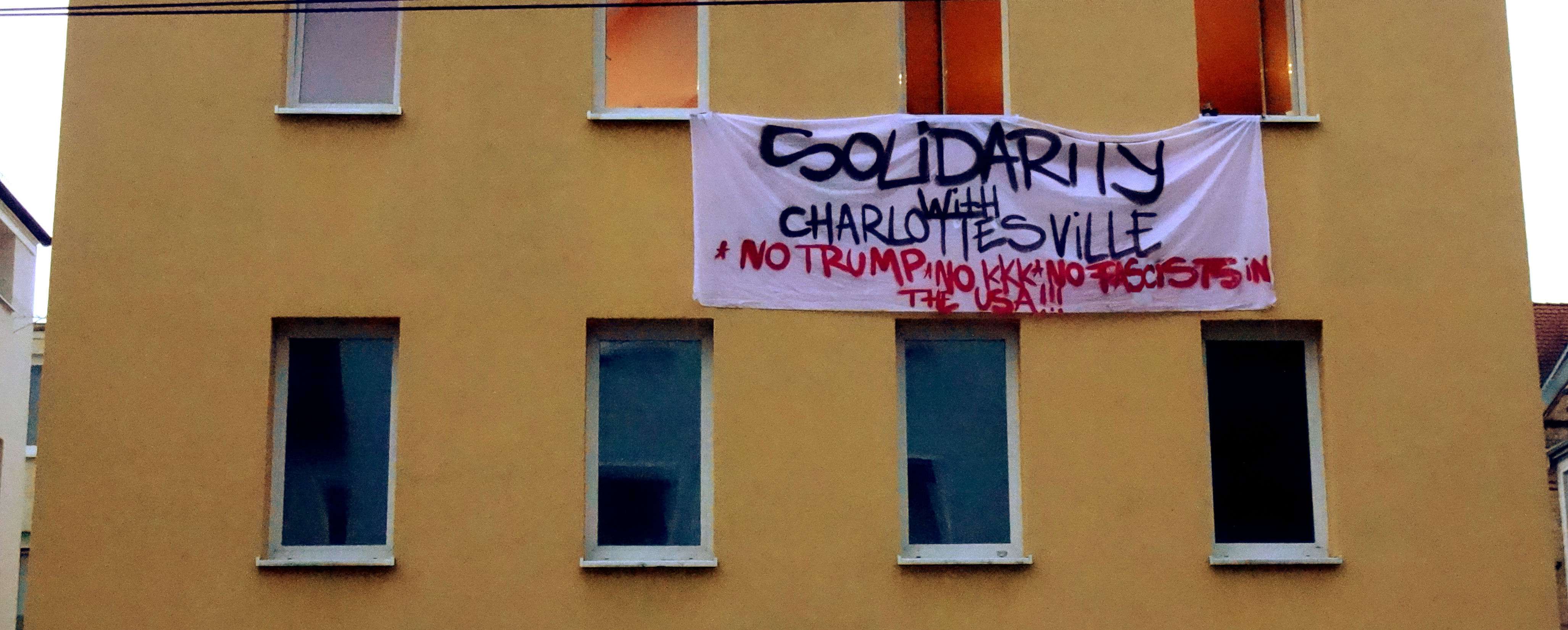 Stuttgart, Germany: Solidarity with Charlottesville!