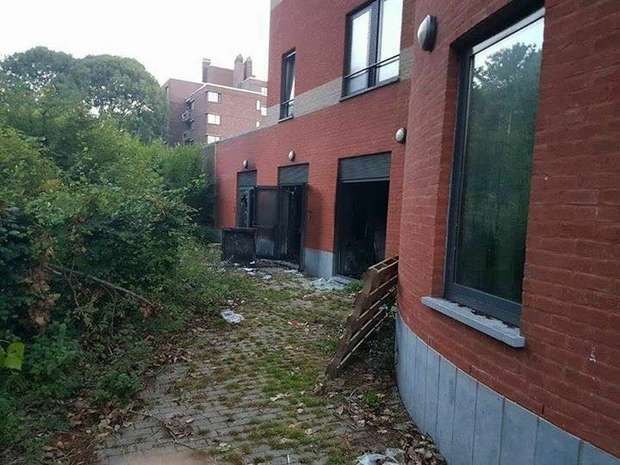Brussels: Arson ravages future police station