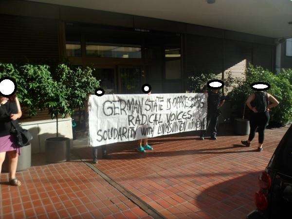 Αθήνα: Παρέμβαση στο Goethe Institut ενόψει της ημέρας διεθνούς κινητοποίησης