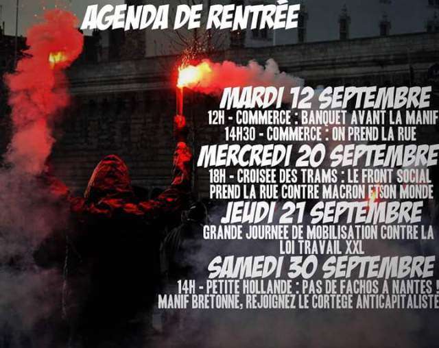 Francia: Anarquistas se unen a huelga general