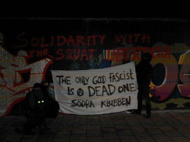 Sweden: Solidarity with Libertatia squat in Thessaloniki from Malmö