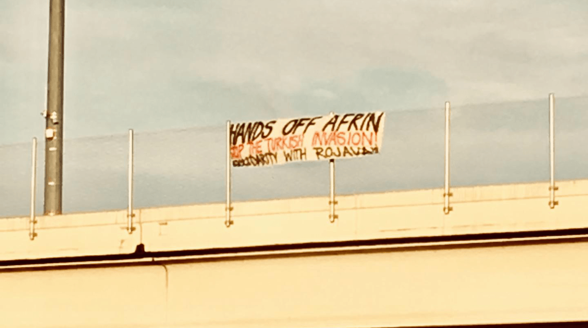 USA: Hands off Afrin! Solidarity from Tampa, FL to Rojava, Syria