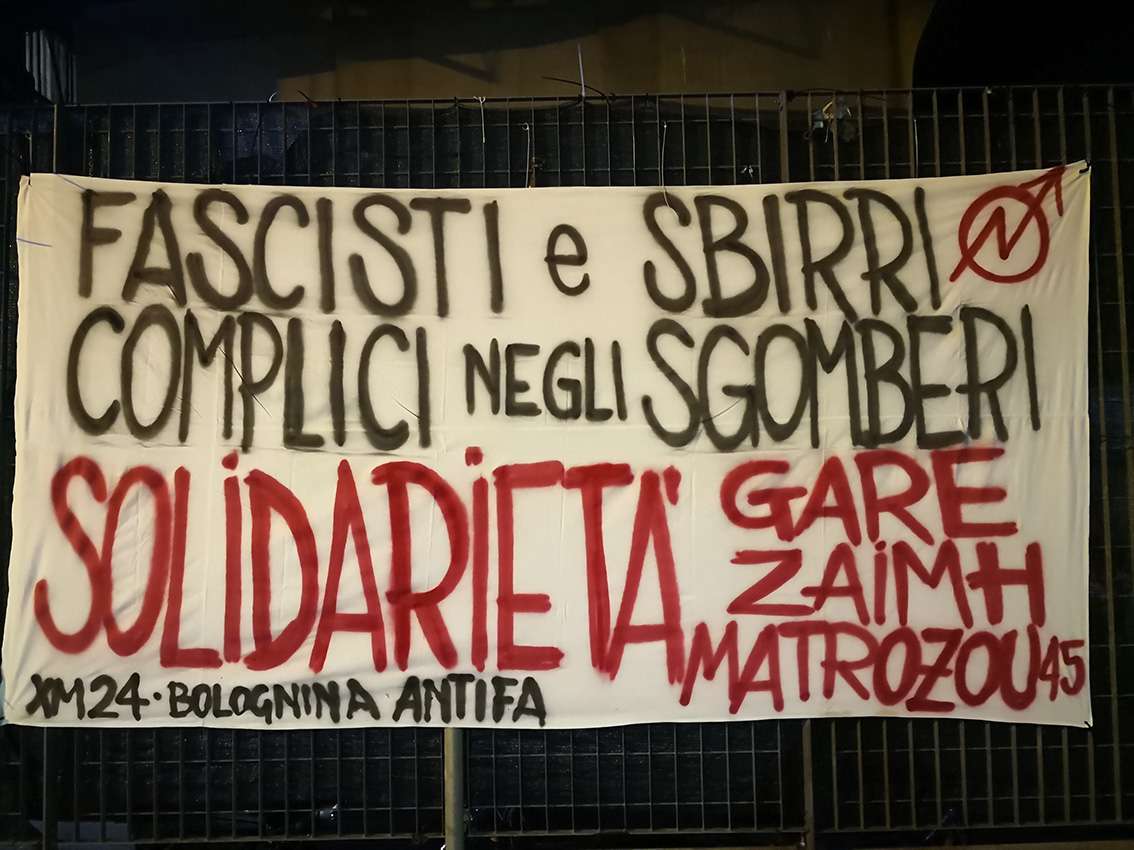 Italy: Cops and Fascists accomplices in evictions. Solidarity to Gare, Zaimh and Matrozou 45
