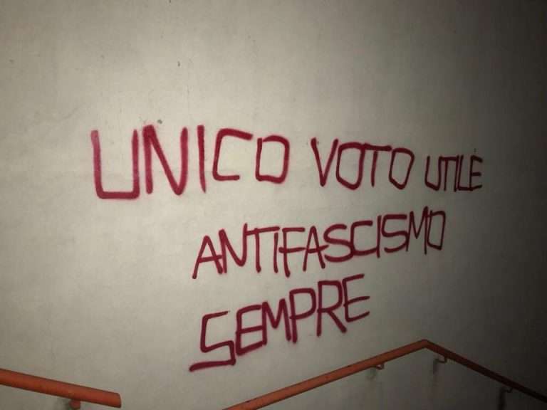 Trento, Italy: Bomb against the fascists CasaPound