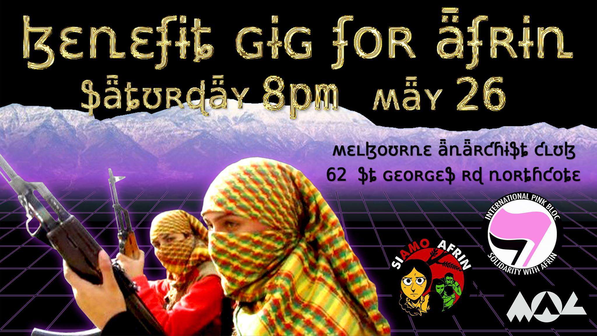 Narrm / Melbourne: Si Amo Afrin Fundraiser