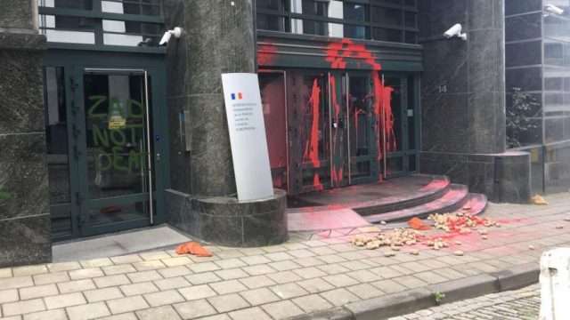 Brussels, Belgium: European Union Permanent Representation office attacked [April 15, 2018]