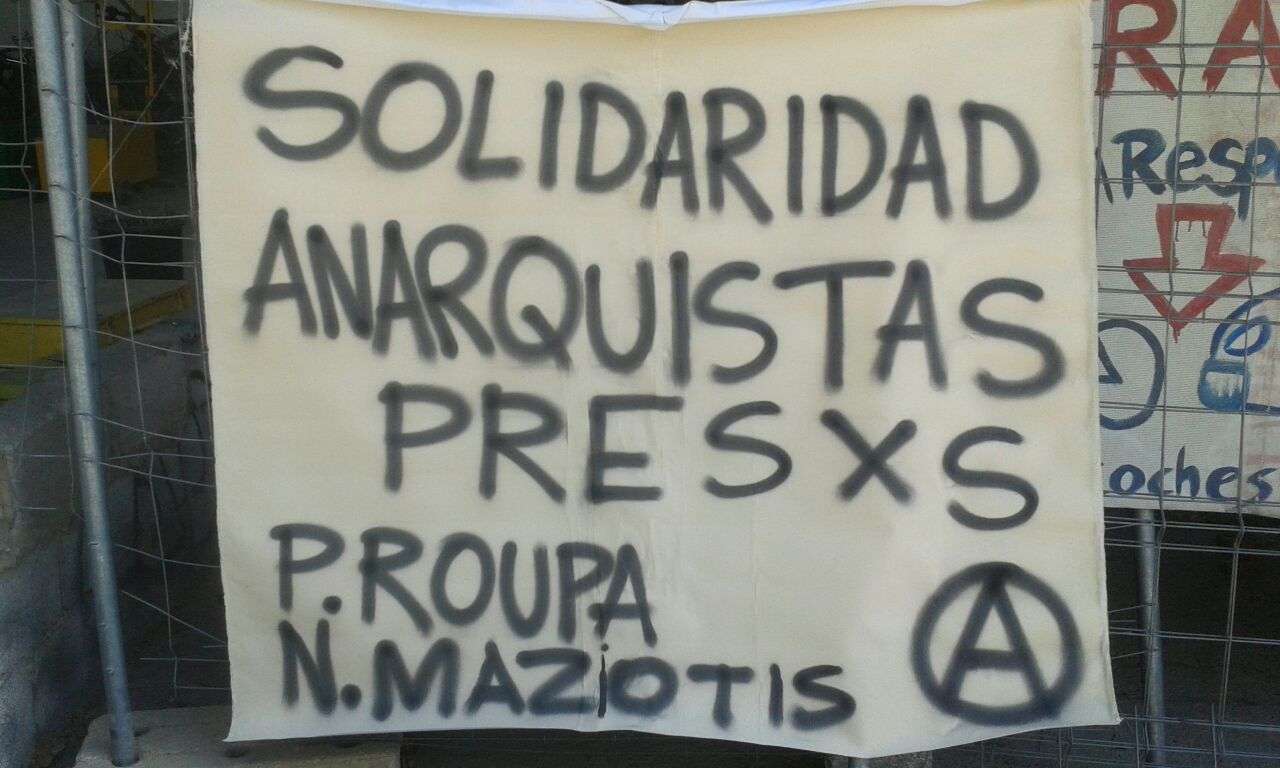 Ισπανία: Αλληλεγγύη στα μέλη του Επαναστατικού Αγώνα Πόλα Ρούπα και Νίκο Μαζιώτη. UTOPIA A.D. CNT-AIT GRANADA