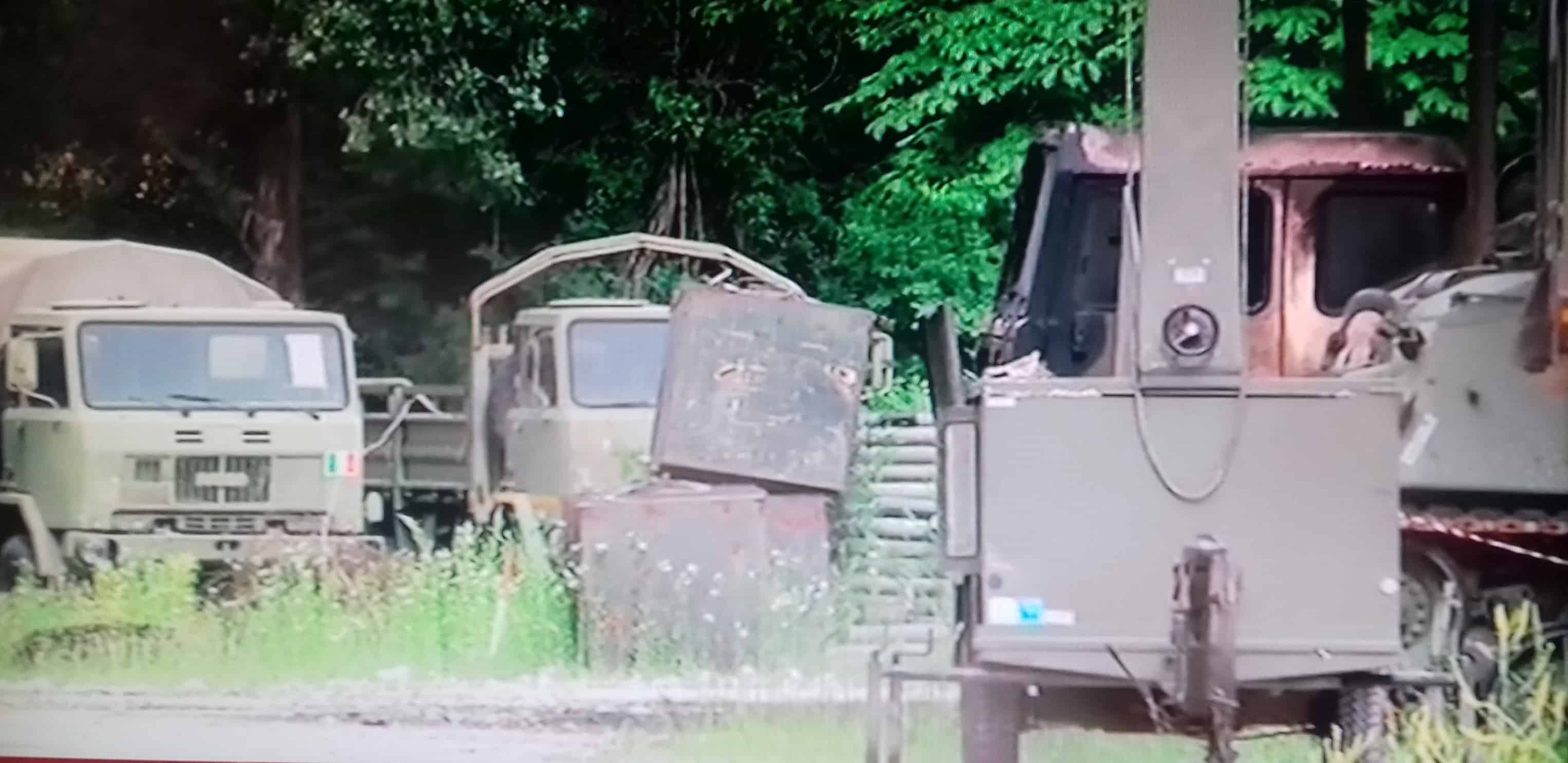 Trentino, Italy: Military Vehicles Torched at the Roveré della Luna Army Barracks