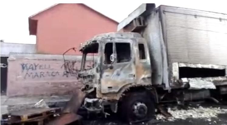 Santiago, Chile: Truck Torched for Black December by Incendiaries Complicit in Sabotage FAI-FRI