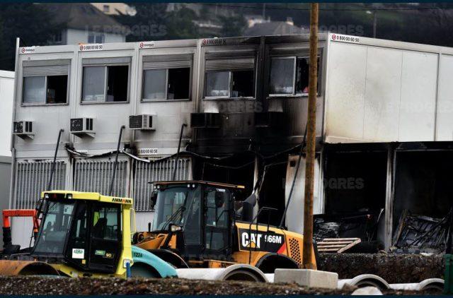 Saint-Etienne, France: Arson Attack Against the STEEL Mega-Mall Construction Site