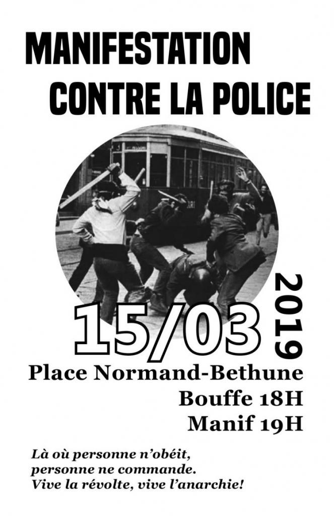 Montreal, Canada: Callout for the March Against Police Brutality 2019