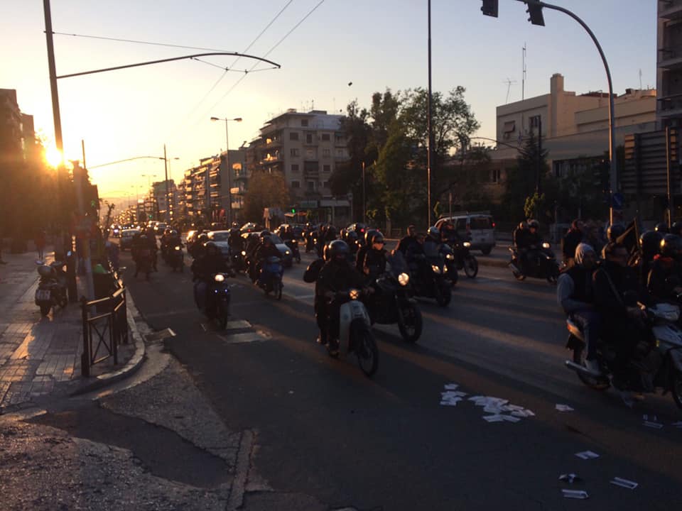 Αθήνα: Ενημέρωση από την μοτοπορεία αλληλεγγύης στον Δ. Κουφοντίνα