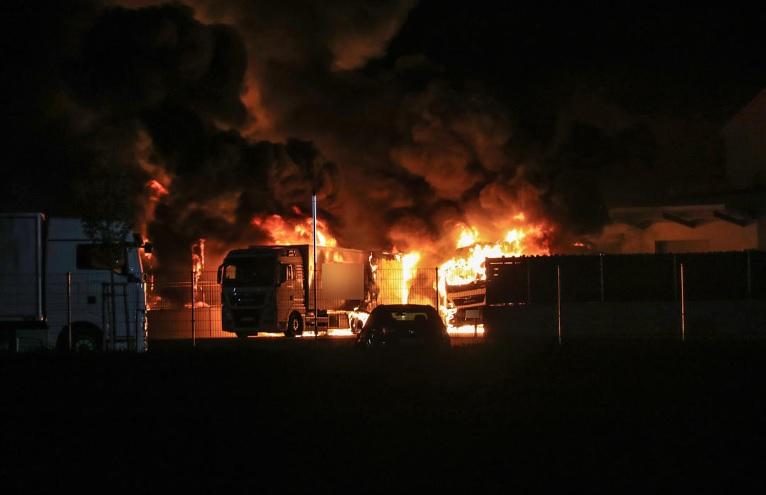 Bamberg, Germany: Subversive May- Incendiary Attack Against Prison Profiteers Massak Logistics