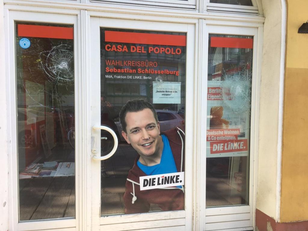Germany: Attack against an office of the leftist party „Die Linke“