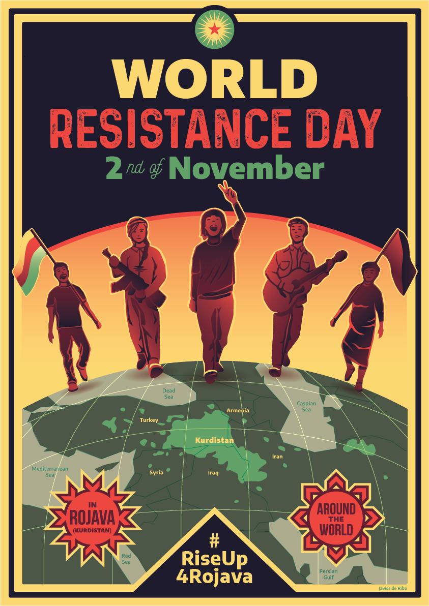 World Resistance Day for Rojava – November 2nd #riseup4rojava