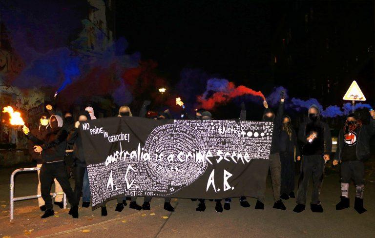 Berlin, Germany: ACAB + The Ongoing Genocide in So-Called Australia