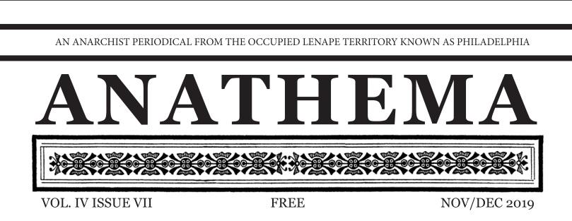 Anathema (A Philadelphia Anarchist Periodical): Volume 5 Issue 7