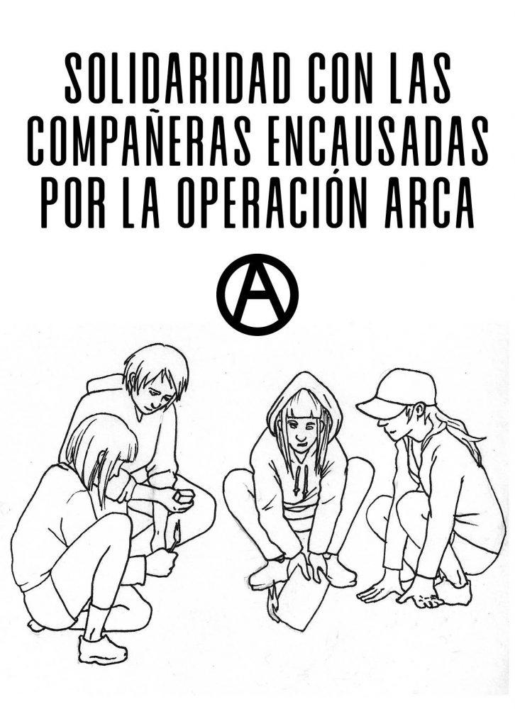 Panfleto de difusión sobre la Operación Arca