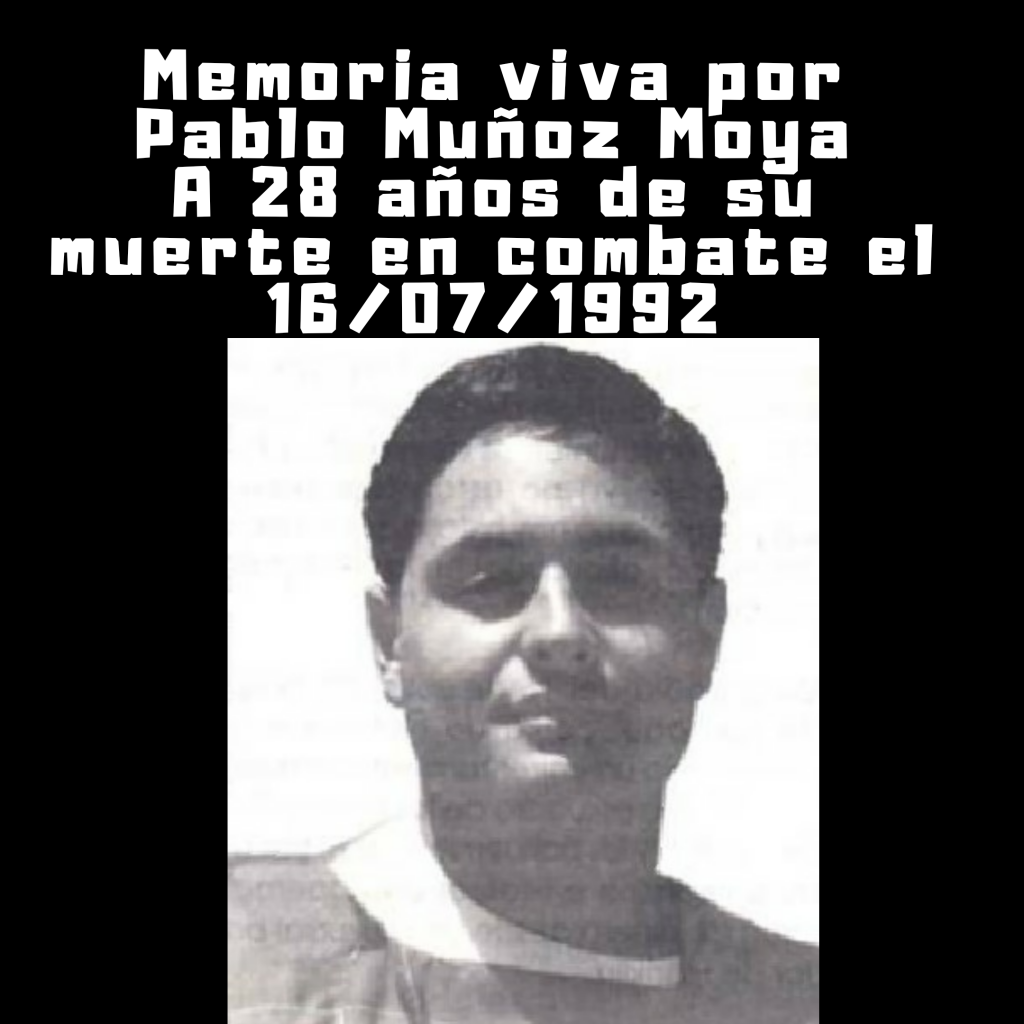 Santiago, Chile: Memoria viva por el compañero Pablo Muñoz Moya