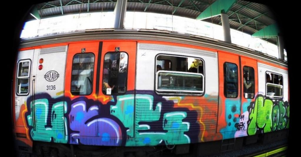 Athens, Greece: The destruction of a train station for the death of a 20years old graffiter