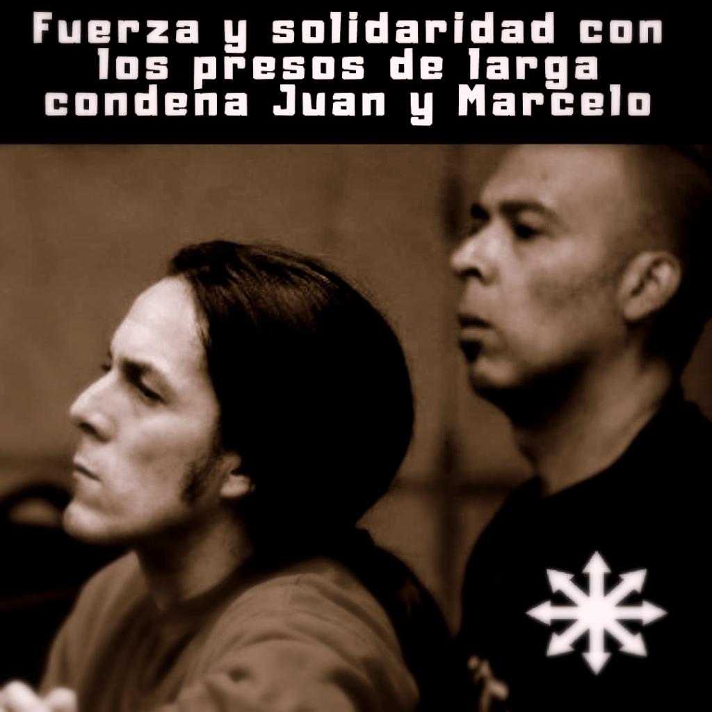 Chile: Fuerza y solidaridad concreta con los compañeros Juan Aliste y Marcelo Villarroel 