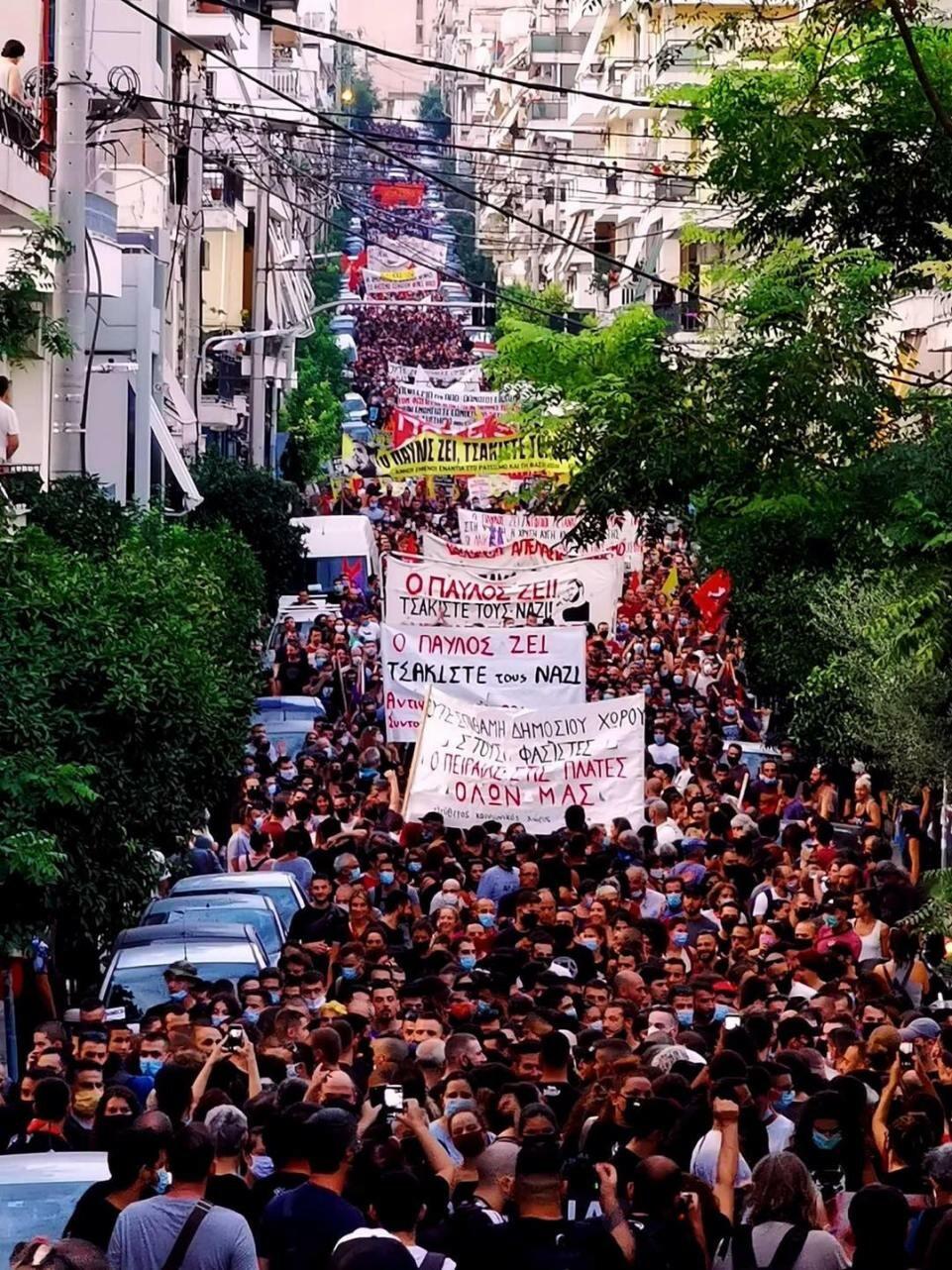 Rosa Nera, Χανιά: Αντιφασιστική Πορεία